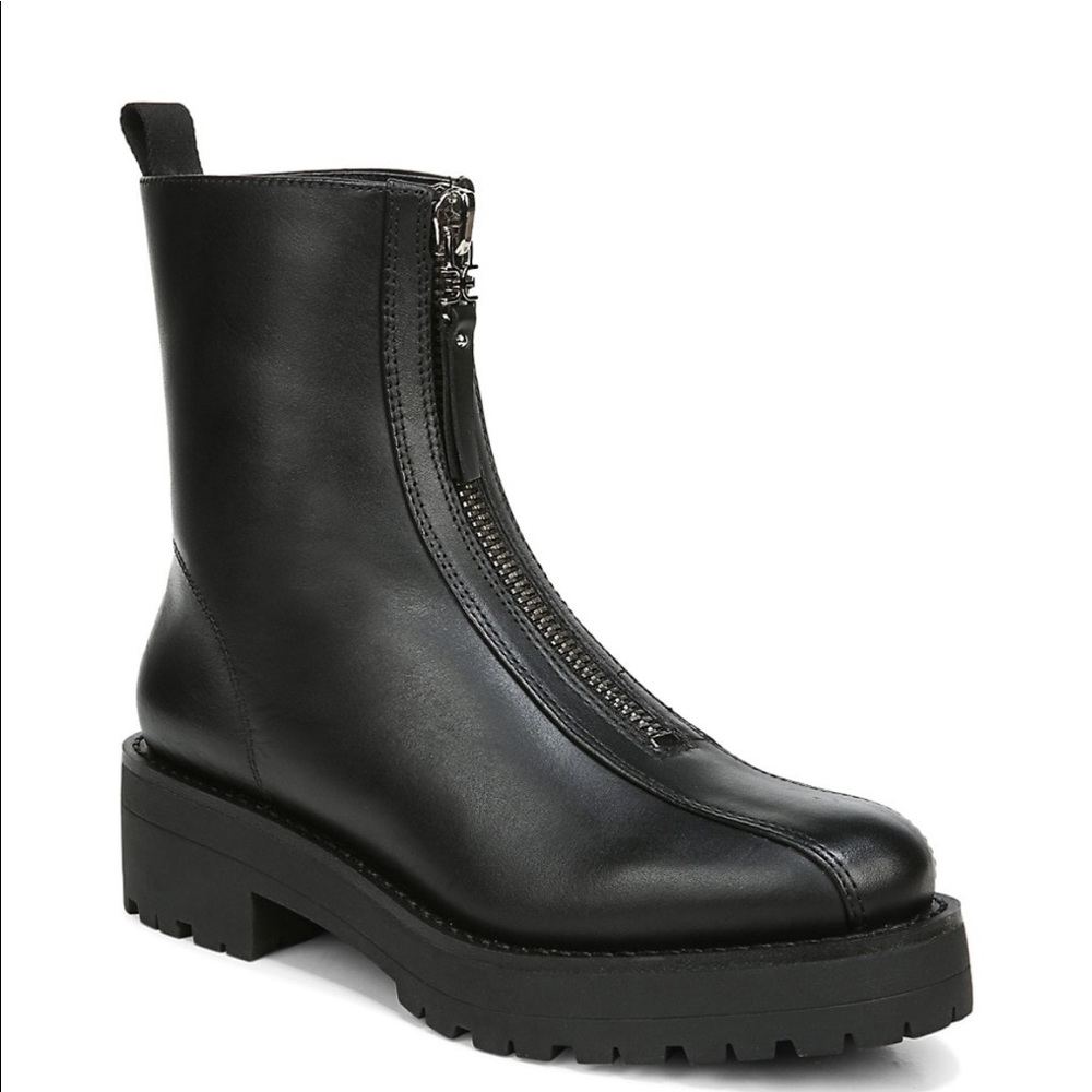 Sam Edelman
Jacquie Lug-Sole Leather Combat Boots